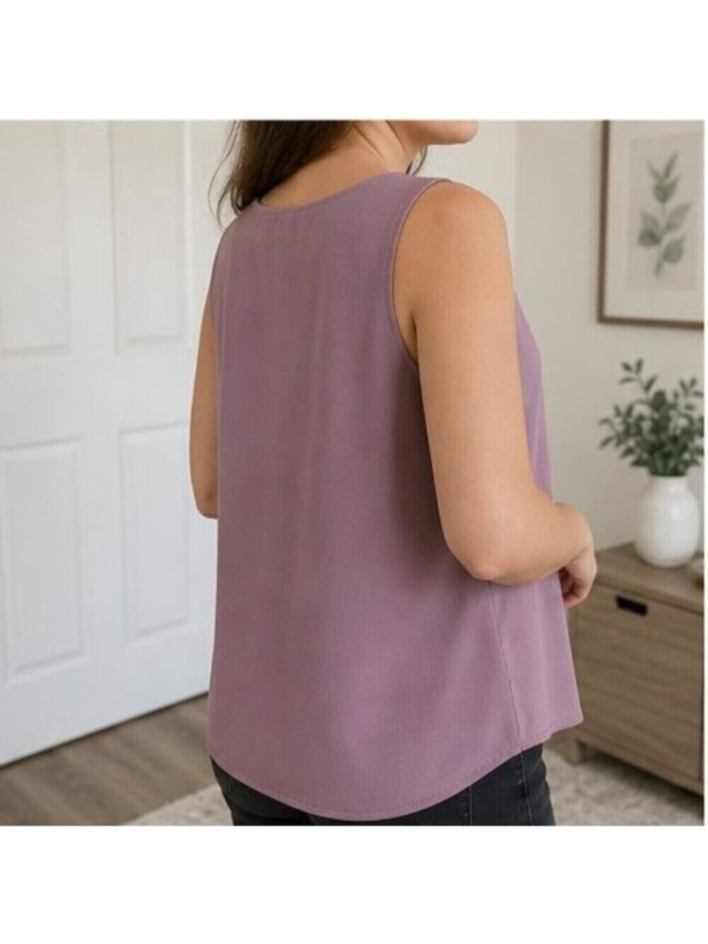 Mauve Ruffle Blouse - Picture 3 of 6